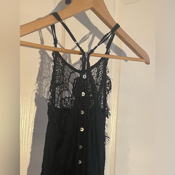 Free People Black Lace Cocktail Dress - Picture 8 of 10